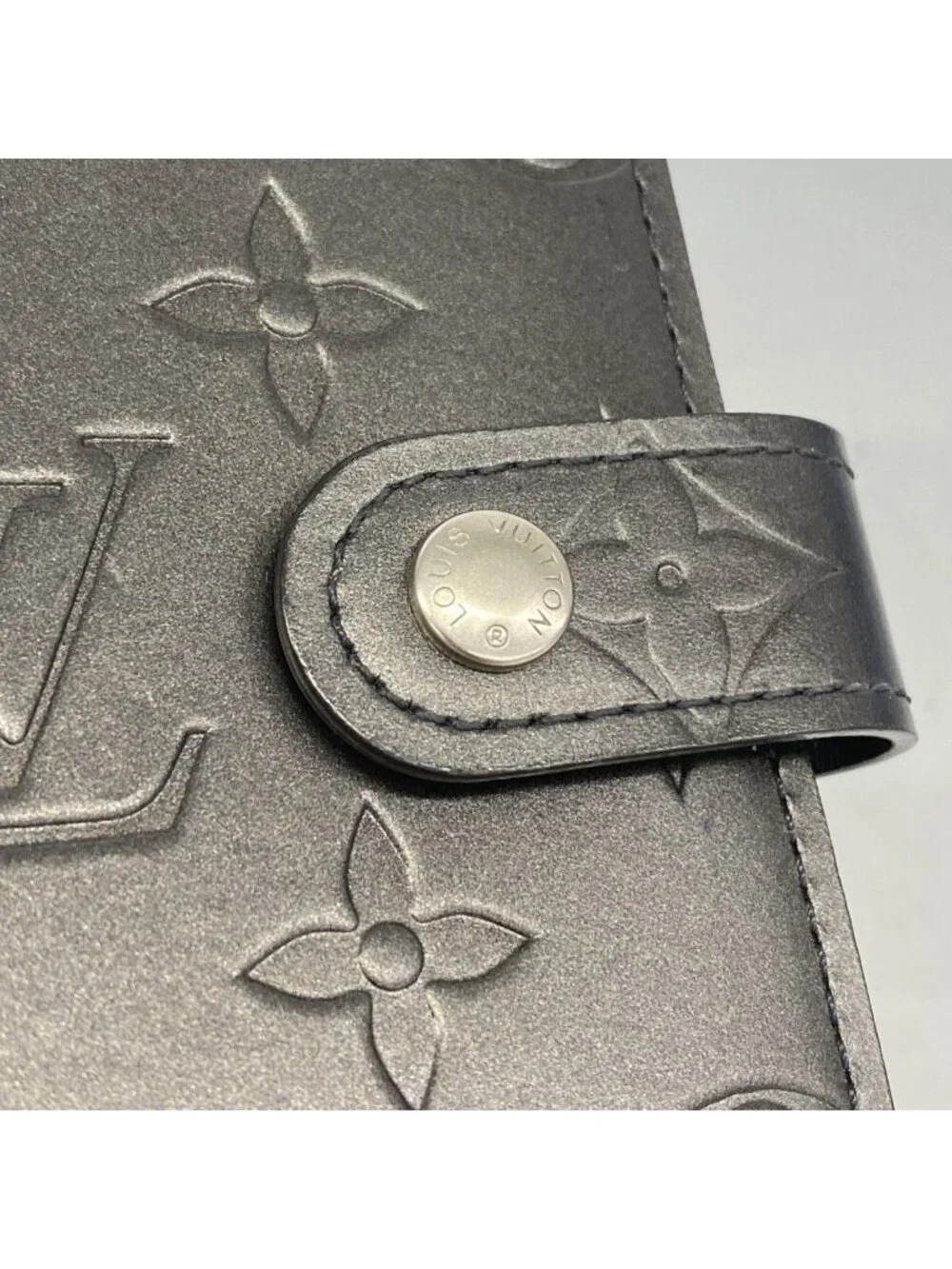 Louis Vuitton Notebook Cover Monogram Matt Agenda PM Noir